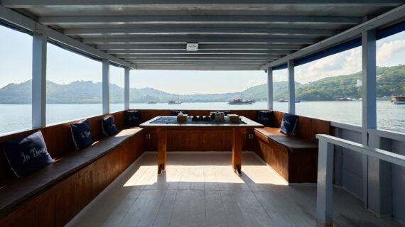 La Dyana Dining Area Phinisi Komodo Tour